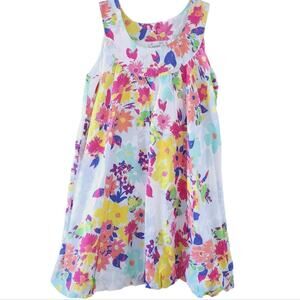 Old Navy Floral Sundress Girls Large Plus 10-12, Sleeveless, Cotton Dress